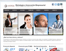 Tablet Screenshot of antartidasoluciones.com